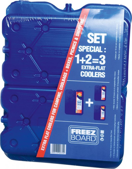 Koelelement s/3 2x(14x25)& 1x(33x25)15mm van Merkloos