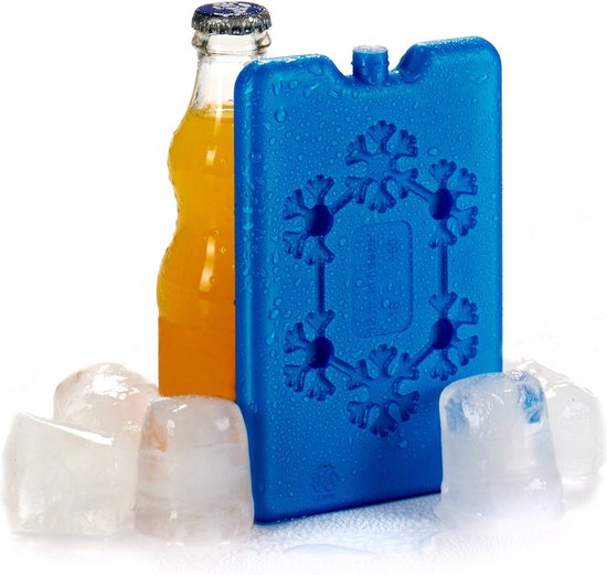 Koelelementen 11 x 2 x 16 cm blauw - Koelblokken/koelelementen voor koeltas/koelbox van KOEL