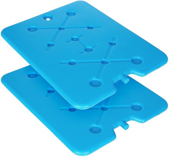 Koelelementen Plat 900 g 2 stuks - voor Koelbox - Toeristenkoelkast - Koeltas - Koelelement - Icepack - Ice Pack - Coolpack van Igloo