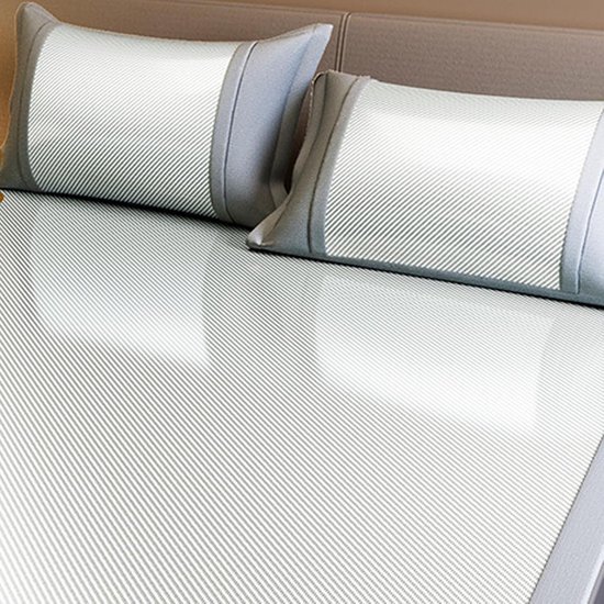 Koelende zomermat - IJszijde deken - Frisse slaap - Ademend materiaal - 18 m x 22 m - Grijs