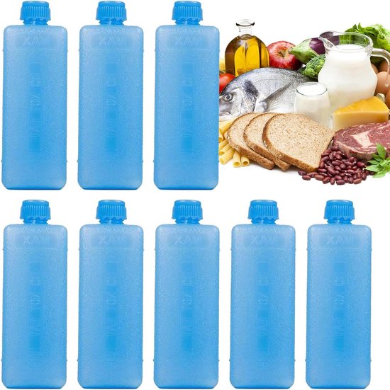 Koelgel ijszak - Herbruikbare koelelementen - Voedsel koel houden - Solide waterdichte constructie - 114 cm - Blauw