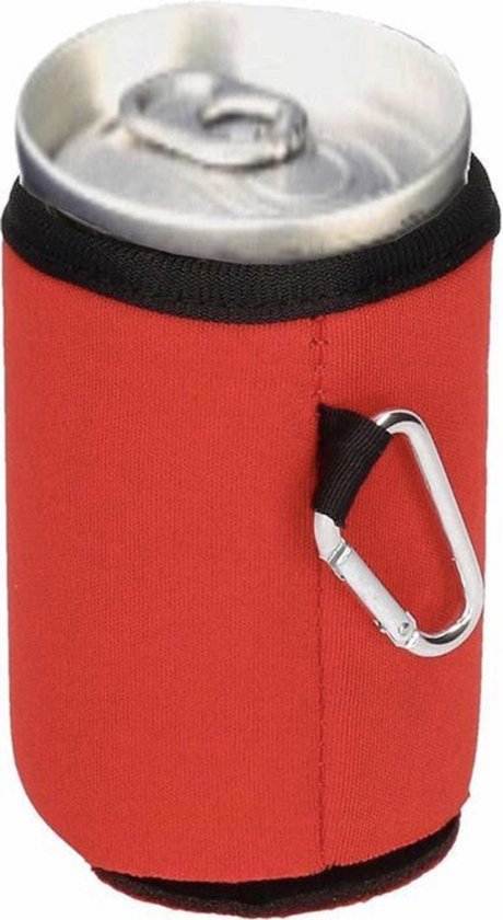 Koelhoes voor blikjes - Blikjes Koeler - Koel houd Hoesjes - Bierblik Hoesjes - Rood - 2 stuks - Hoesje voor je blikje - Houd FrisdrankBier Blikjes Koel - Neopreen - van CHPN van CHPN