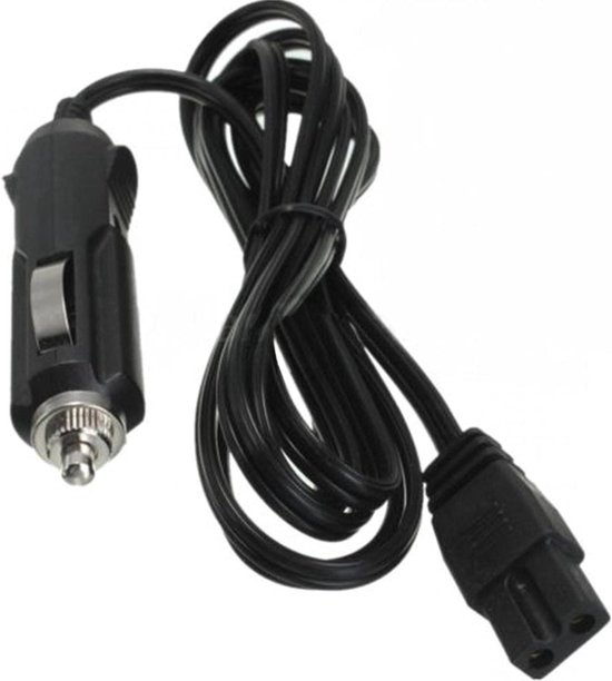 Koelkast Kabel Plug - Auto Koeler - Reizen Koel Houden - 2 Meter Lengte - 12V DC - Zwart