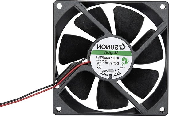 Koelkast Ventilator Set - Koel Accessoire - Verbeter Koeling - Energiezuinig Ontwerp - 12 Volt - Zwart