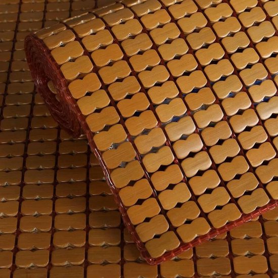 Koelmat Bamboe - Slaapmat Zomer - Koel slapen - Handgeweven Mat - 90x150cm - Natuurlijk