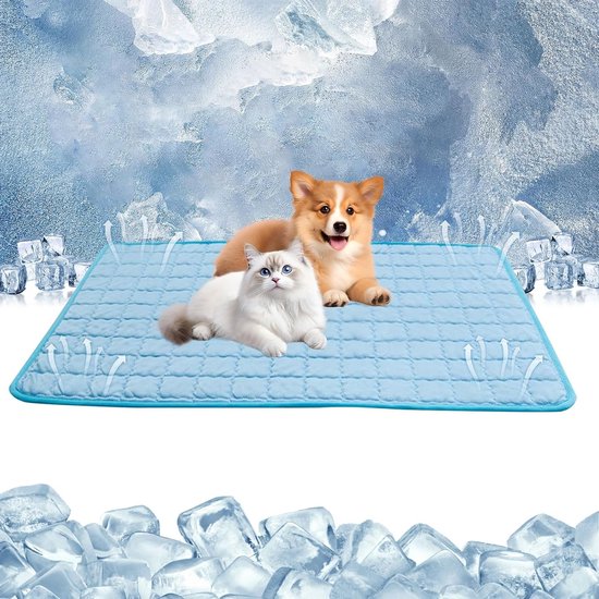 Koelmat voor Honden - Verkoelende Deken voor Huisdieren, Ideaal voor Warm Weer en Comfortabel Slapen van Merkloos