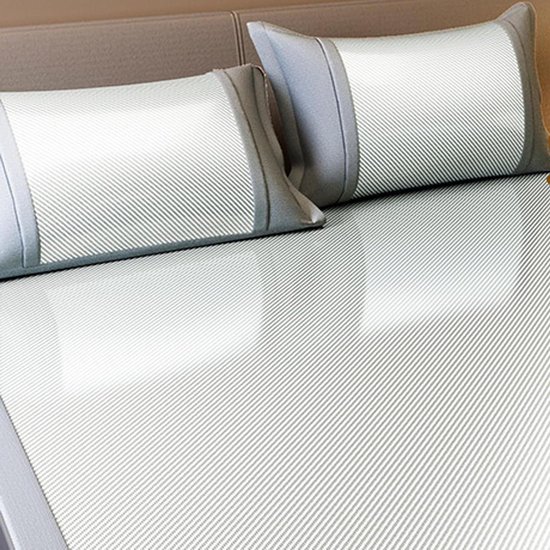 Koelmat Zomer - Koelkussen Deken - Verfrissend Slapen - Ademend IJszijde Materiaal - 09 m x 20 m - Blauw