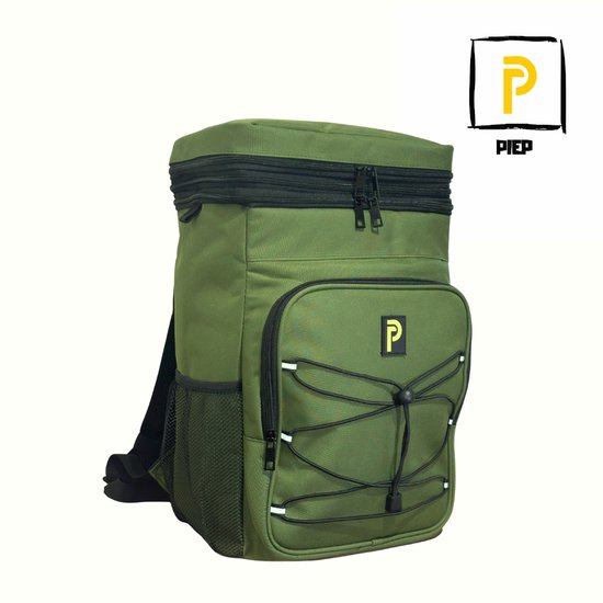Koelrugtas 25 liter – Lunchtas, Koeltas & Picknickrugzak in één – PIEP® van Merkloos