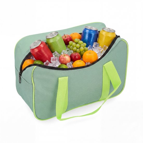 Koelrugzak 24L - Cooler Bag Lunch Tas - Geisoleerde Koelrugtas - Lichte Tas - Compacte Koeltas - Picknicktas Kinderen - Thermo Tas - Lunchtas Volwassenen - Koel Tas Dames en Heren - Thermotas - Koeltas Vakantie - Koeltassen - Groen - Löwenthal van Merkloos