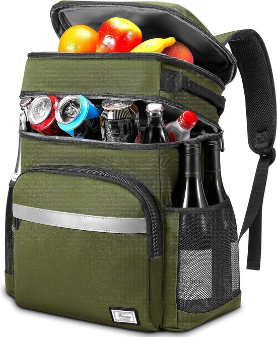 Koelrugzak rugzak met koelvak koeltas rugzak thermische rugzak geïsoleerde koelrugzak groot van KOEL