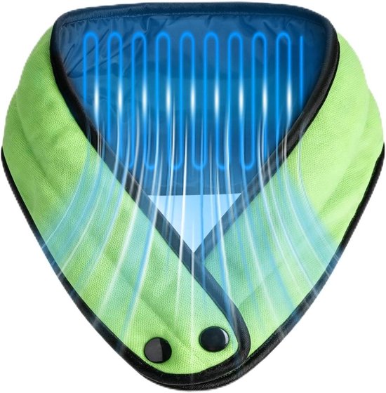 Koelsjaal - Nekkoeler Zomersjaal - Hittebestrijding - Watergeactiveerde koeling - 60x14x1cm - Blauw