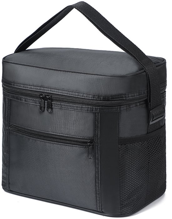 Koeltas - 11 Liter - koeltassen - lunchtas - Koeltasje klein - Koeltas lunch - Cooler Bag - Oxford Cloth - Zwart van Urijk