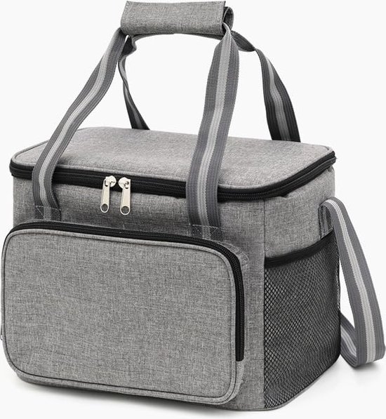 Koeltas 13L geïsoleerde handtas koeltassen opvouwbare draagbare picknicktas koeltas koelbox lunchtas heren dames, waterdicht, drie lagen isolatie - blijft minimaal 6 uur koel van KOEL