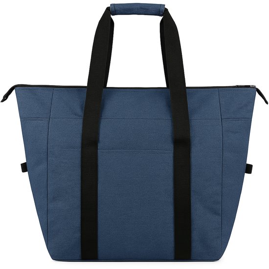 Koeltas - 16L - Lunchtas - Strandtas - Koeltas Lunch - Strandtas met Rits - Koeltassen - Strandtassen - Picknicktas - Blauw van Merkloos