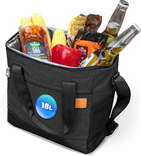 Koeltas, 18 liter, 23 liter, 37 liter, Cool Fellow lunchtas voor koude en warme kermis, kleine koeltas, PEVA in Oxford, perfecte koeltas voor onderweg als picknicktas van KOEL