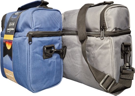 Koeltas 1st incl. lunch box en fles - donkerblauw of grijs van KOEL