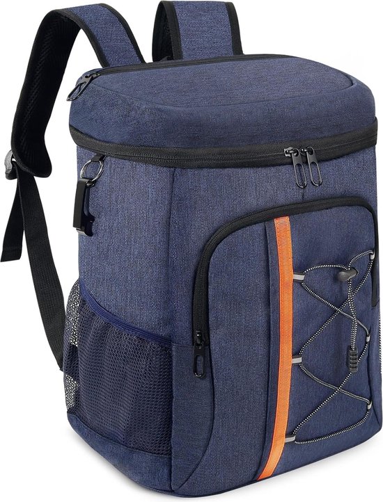Koeltas, 28 liter, grote koelrugzak, groot, koeltas, opvouwbaar, geschikt voor reizen, strand, picknick, outdoor van KOEL