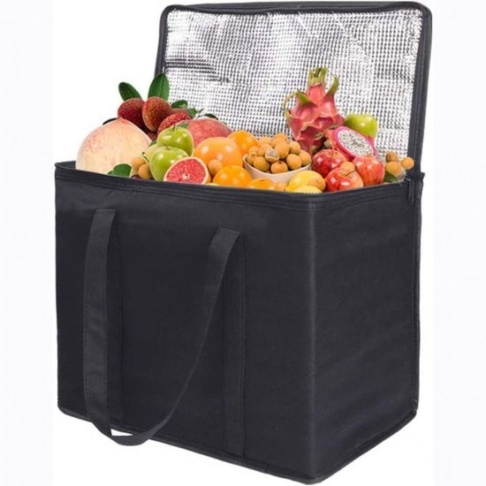 Koeltas 30L – Opvouwbare Koelbox met Isolatie – Grote Koeltas voor Eten & Drinken – Picknicktas – 41 × 33 × 26 cm van Merkloos