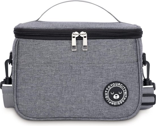 Koeltas 6,4 l, verdikte lunchtas, geïsoleerd, koeltas, klein, lunchtas, koeltas, lunchtas, draagbare lunchtas, werk, reizen, kantoor, picknick van KOEL