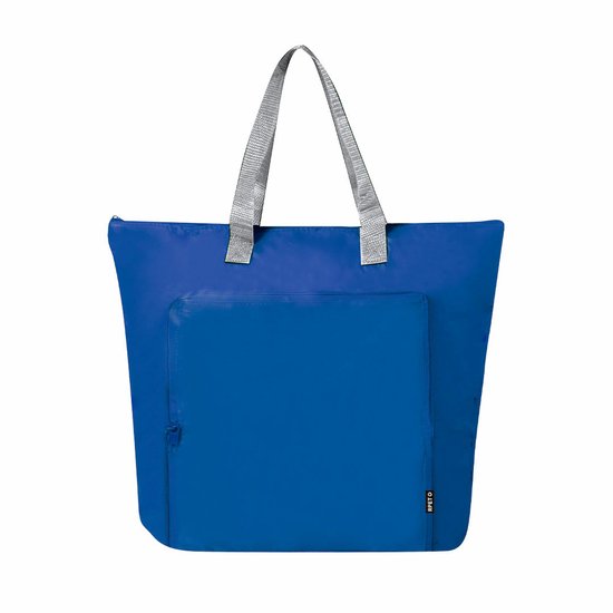 Koeltas Bondi - blauw - lunchpakket of drankjes - 15 liter - 45 x 36 x 9 cm - shopper model van Bondi