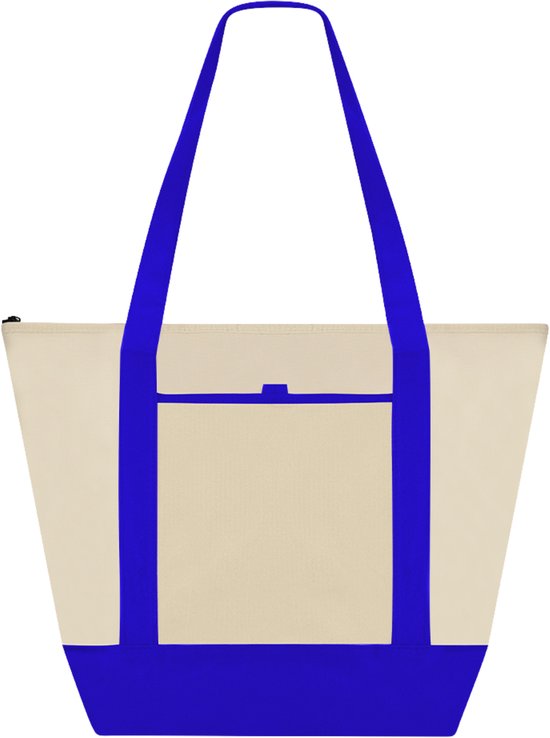 Koeltas Breezy - blauw - boodschappen - 22 liter - 45 x 34 x 15 cm - shopper model