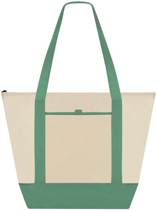 Koeltas Breezy - groen - boodschappen - 22 liter - 45 x 34 x 15 cm - shopper model