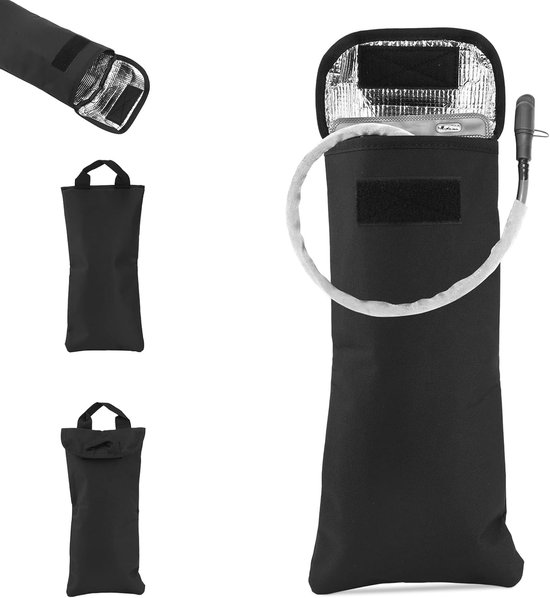 Koeltas fles - Flessenkoeler - Waterzak Isolatiezak - Champagnekoeler - Beschermende Zak - Outdoor - Sac isotherme pour bouteille jusqu'à 2 litre - 41 x 20cm