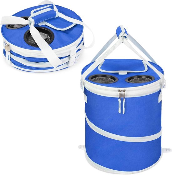 Koeltas Groot - Opvouwbare Koelbox - Picknick en Camping - Ruimtebesparend Ontwerp - 30 Liter - Zwart