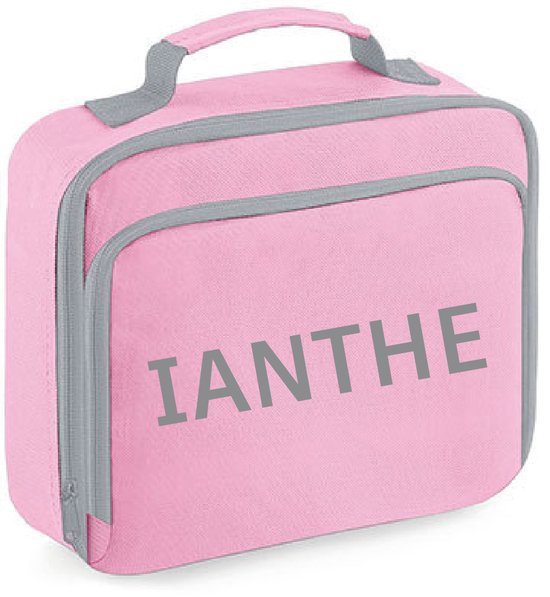 Koeltas - ideaal voor kinderen op kamp of naar school - roze - 24x20x8cm – gepersonaliseerd met naam van KOEL