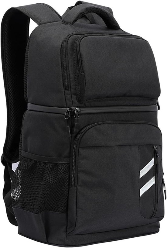 Koeltas - Isolatie tas - Picknick en reizen - Dubbele laag ontwerp - 30 liter capaciteit - Zwart