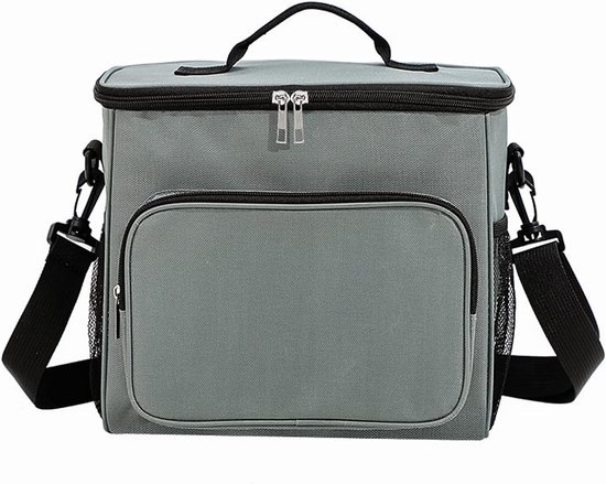 Koeltas, isolatietas, lunchtas, thermotas, lunchpakket, koeltas, picknicktas, ontbijttas, lunchtas, lunchtas voor kantoor, werk, school, grijs van KOEL