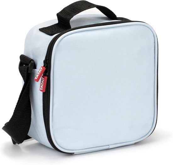 Koeltas Klein - Lunchtas Isolatie - Eten Koel Houden - Waterdicht Triple Isolatie - 22.5x10x22cm - Pastel Blauw