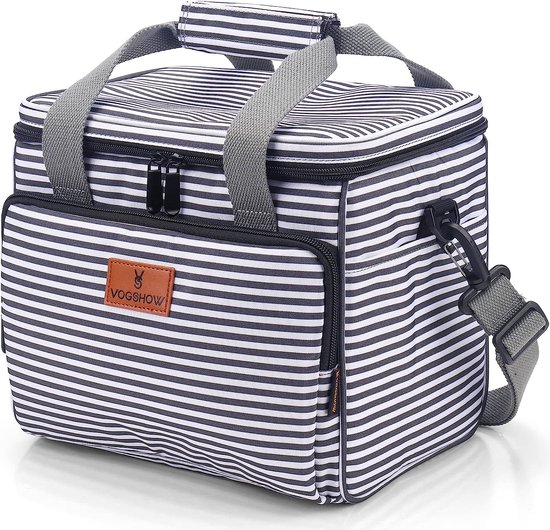Koeltas, kleine, converteerbare lunchtassen, waterdichte lunchtassen, picknicktassen met schuimvulling, schuine lunchboxen, tas voor kantoor, school, camping, 12 liter van KOEL