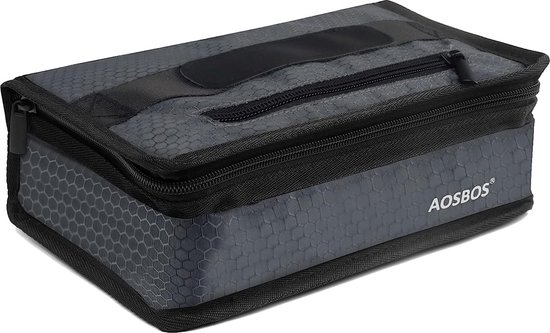 Koeltas, kleine lichte lunchtas, isolatietas voor broodtrommel, lunchtas voor werk, school, waterdicht, ritssluiting, bijenhoningraat, grijs van KOEL