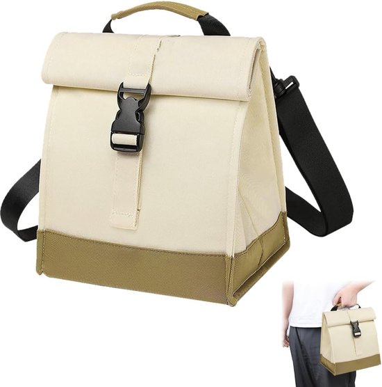 Koeltas Kleine Picknick Lunchtas 10L Opvouwbare Thermische Tas Houd Warm Lunchtas Geïsoleerde Lunchtas Werktas voor Eten Werk School Picknick van KOEL