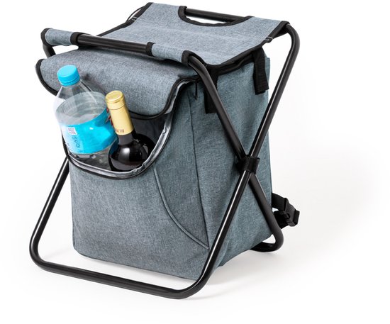 Koeltas - Koeltas rugzak - Kruk - Lunchtas - Koeltassen - Koeltasje - 42 x 35 cm - RPET - Grijs van Haushalt