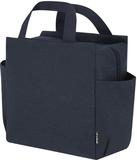 Koeltas - Koeltassen - Lunchtas - Koeltasje - 25 x 25 cm - Met zijvakken - 8 liter - Donkerblauw