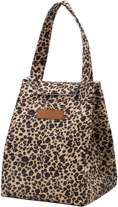 Koeltas Leopard | Lunchtas | 23 x 18 x 18 cm | Nylon | Fashion Favorite van Merkloos