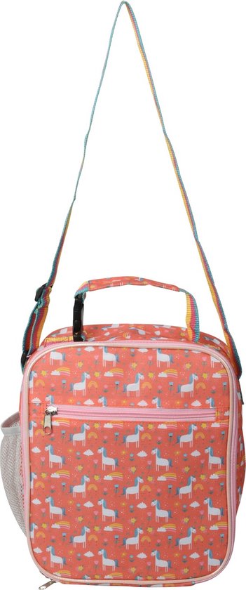 koeltas lunch - unicorn -koeltasje lunchtasje kids - lunchtas kinderen - koeltas - unicorn tas van Merkloos