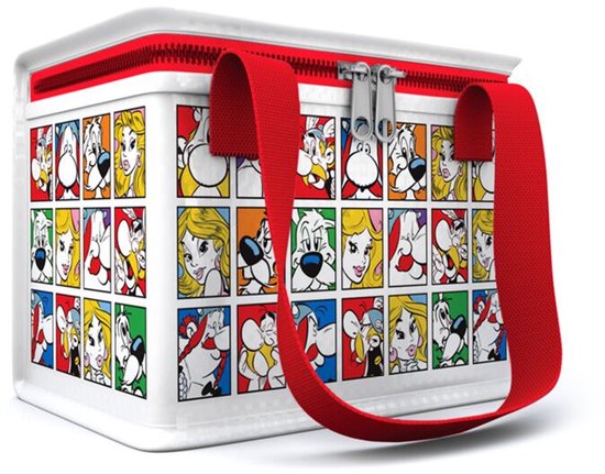Koeltas Lunchtas - Asterix Portretten - RPET Duurzaam - 21x13x15,5cm van Merkloos