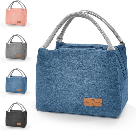 Koeltas - Lunchtas Isolatie - Maaltijden Koel Houden - Waterdicht Ontwerp - 6 Liter - Blauw