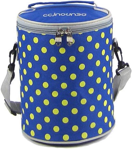 Koeltas - Lunchtas Isolatie - Picknick Buiten - Waterdicht Oxford Materiaal - 7 Liter - Blauw