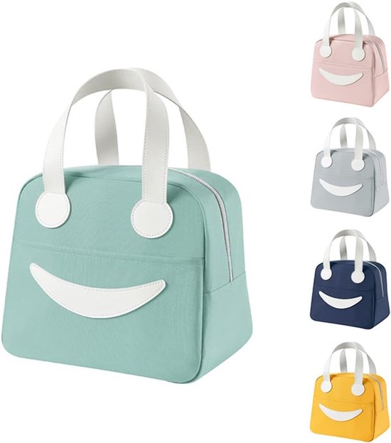 Koeltas - Lunchtas - Koelrugzak - Picknicktas - Opbergtas voor buiten - Leuke picknickkoeltas - Draagbare koeltas - Herbruikbare lunchtas - Eenvoudig - Stijlvol - Duurzaam - Geschikt voor volwassenen en kinderen - Geweldig voor reizen - Picknicks van Merkloos