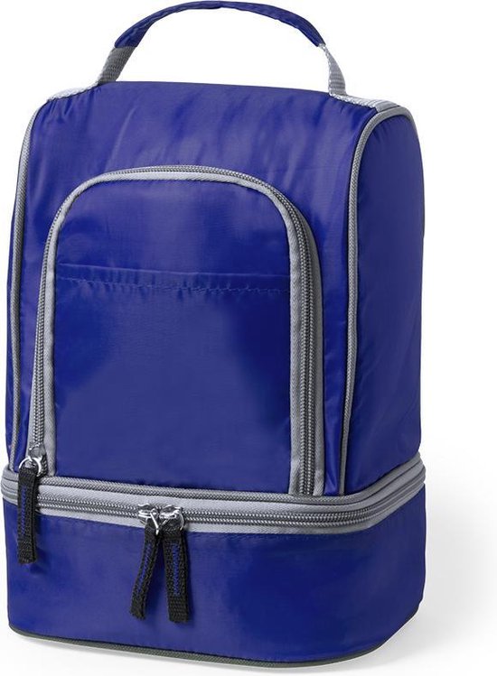 Koeltas - Lunchtas - Koeltasje lunch - Isolatie - Volwassenen - Dames - Heren - 20 x 27 cm - Polyester - PEVA - blauw van KOEL