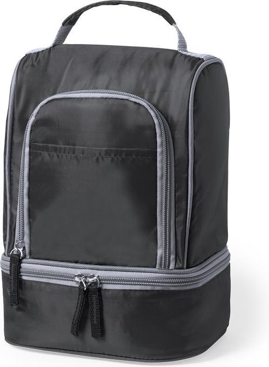 Koeltas - Lunchtas - Koeltasje lunch - Isolatie - Volwassenen - Dames - Heren - 20 x 27 cm - Polyester - PEVA - zwart van KOEL