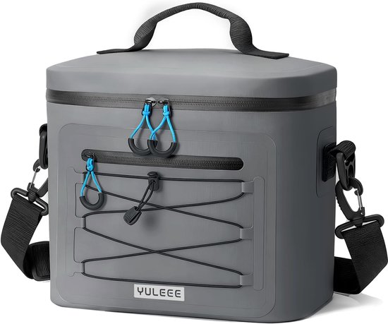 Koeltas - Lunchtas - Picknick en Reizen - 5-laags Isolatie - 15L - Grijs