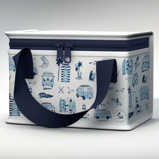 Koeltas Lunchtas VW T1 Volkswagen Busje Explore More RPET Duurzaam - 16x20x13cm van KOEL