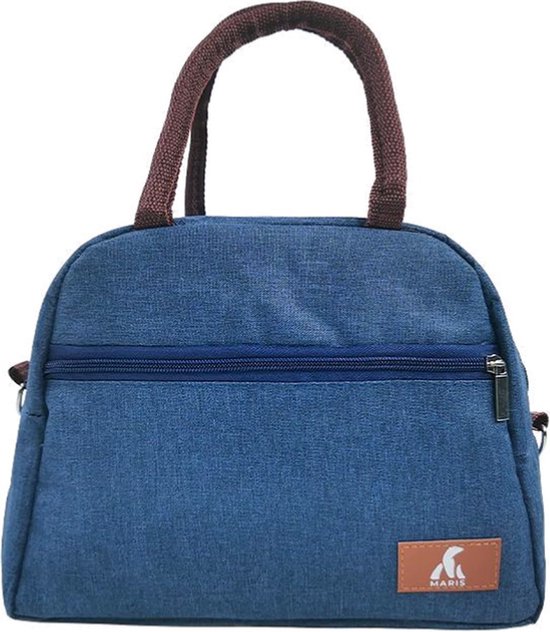 Koeltas - Maris - 10 liter - Praktisch en Compact - Voor Zomerse Picknicks, School, Werk en Lunch - Geschikt voor Volwassenen en Kinderen - In een Klassiek Blauwe kleur van Merkloos