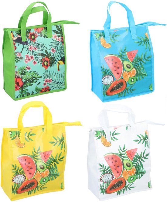 Koeltas met print 8L 32x27x13cm van Merkloos