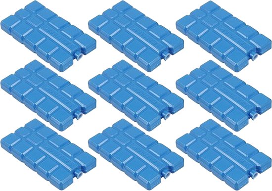 Koeltas of koelbox koelelementen - set van 9x stuks - 15 x 8 cm - 220 ml van KOEL